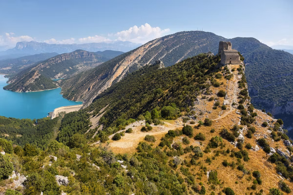 Mediano reservoir from samitier castle