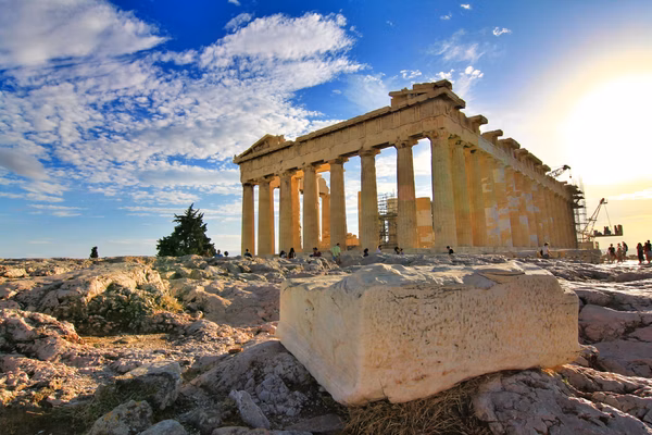 Parthenon Temple at Athens Greece