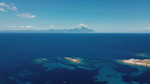 Mount athos in halkidiki