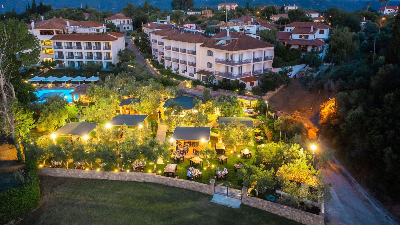 Hotel Europa above the Alpheus valley