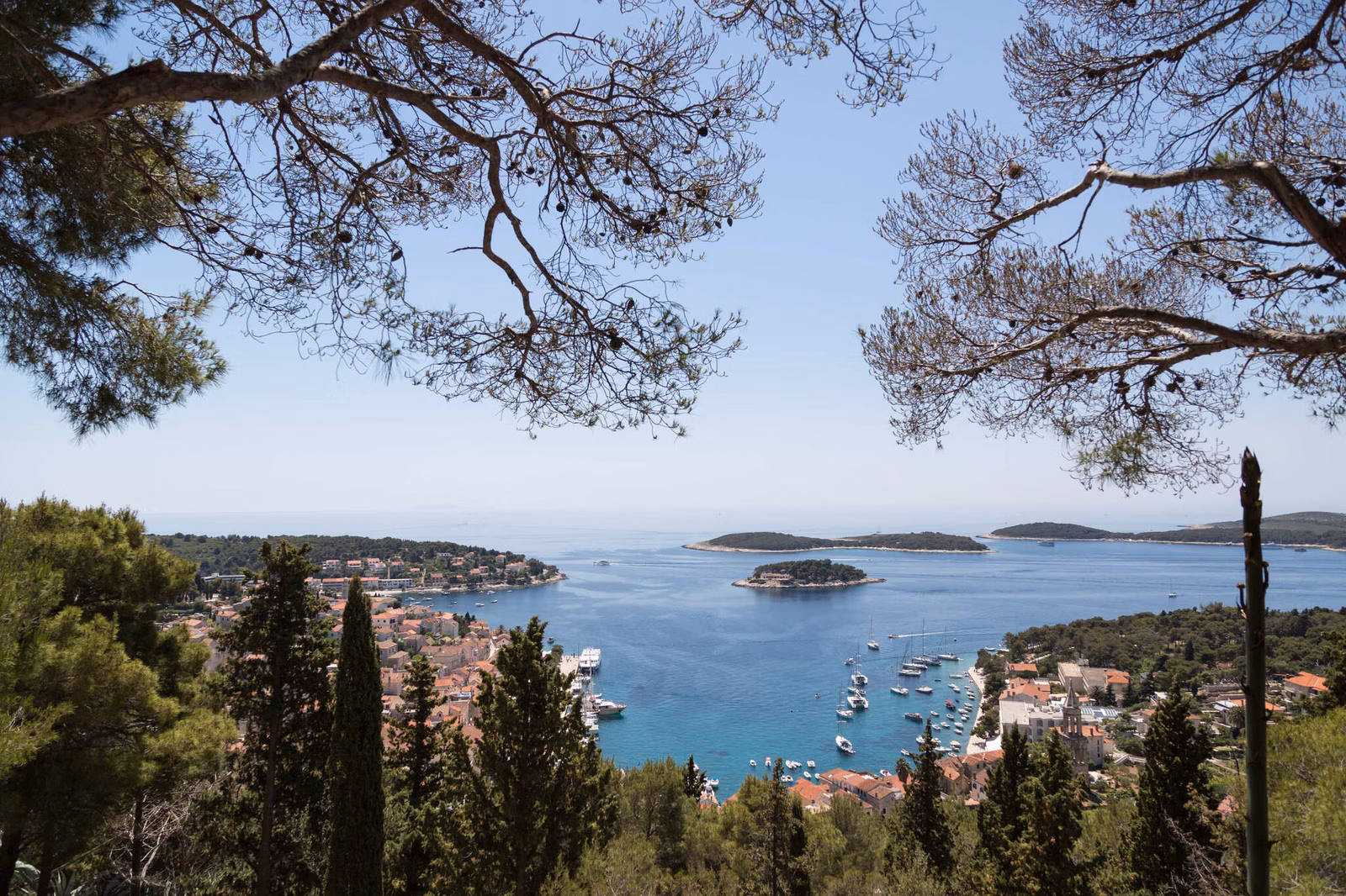 Rogac city of croatia island in adriatic sea