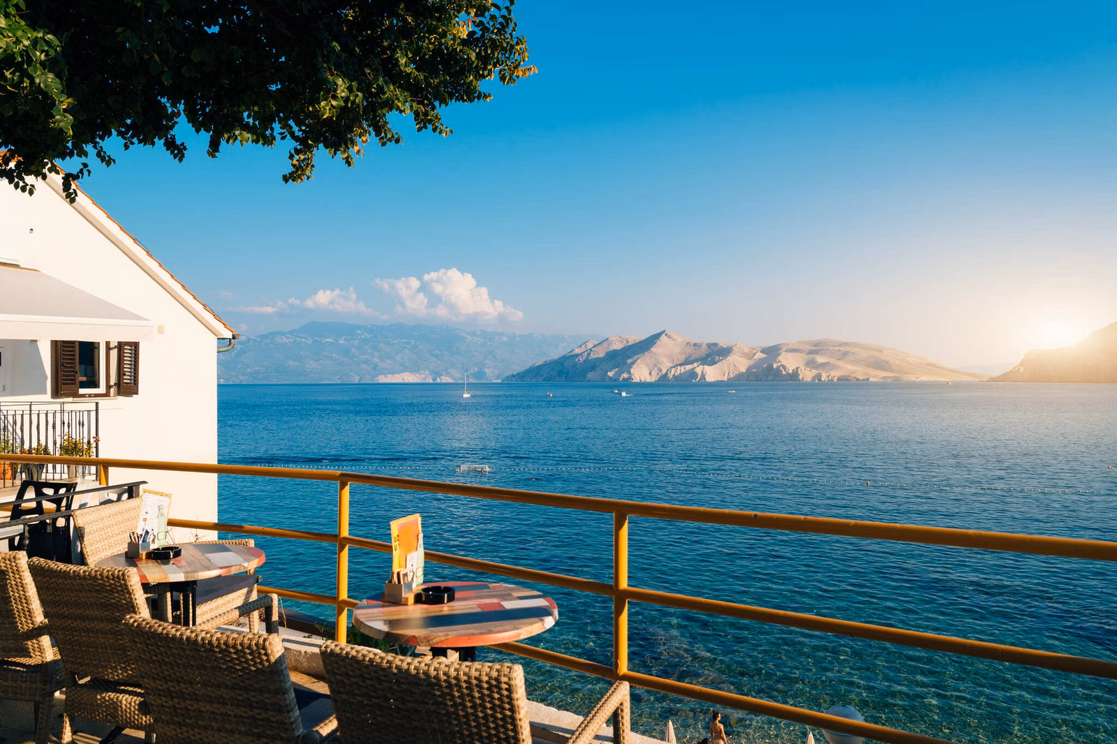 Skiathos: Sea view in baska krk island croatia